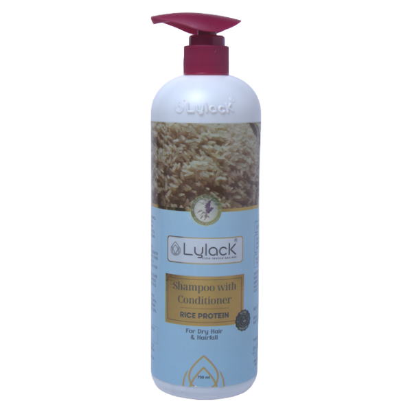 LYLACK SHAMPOO WITH CONDITIONER ( RICE PROTEIN) 750 ML